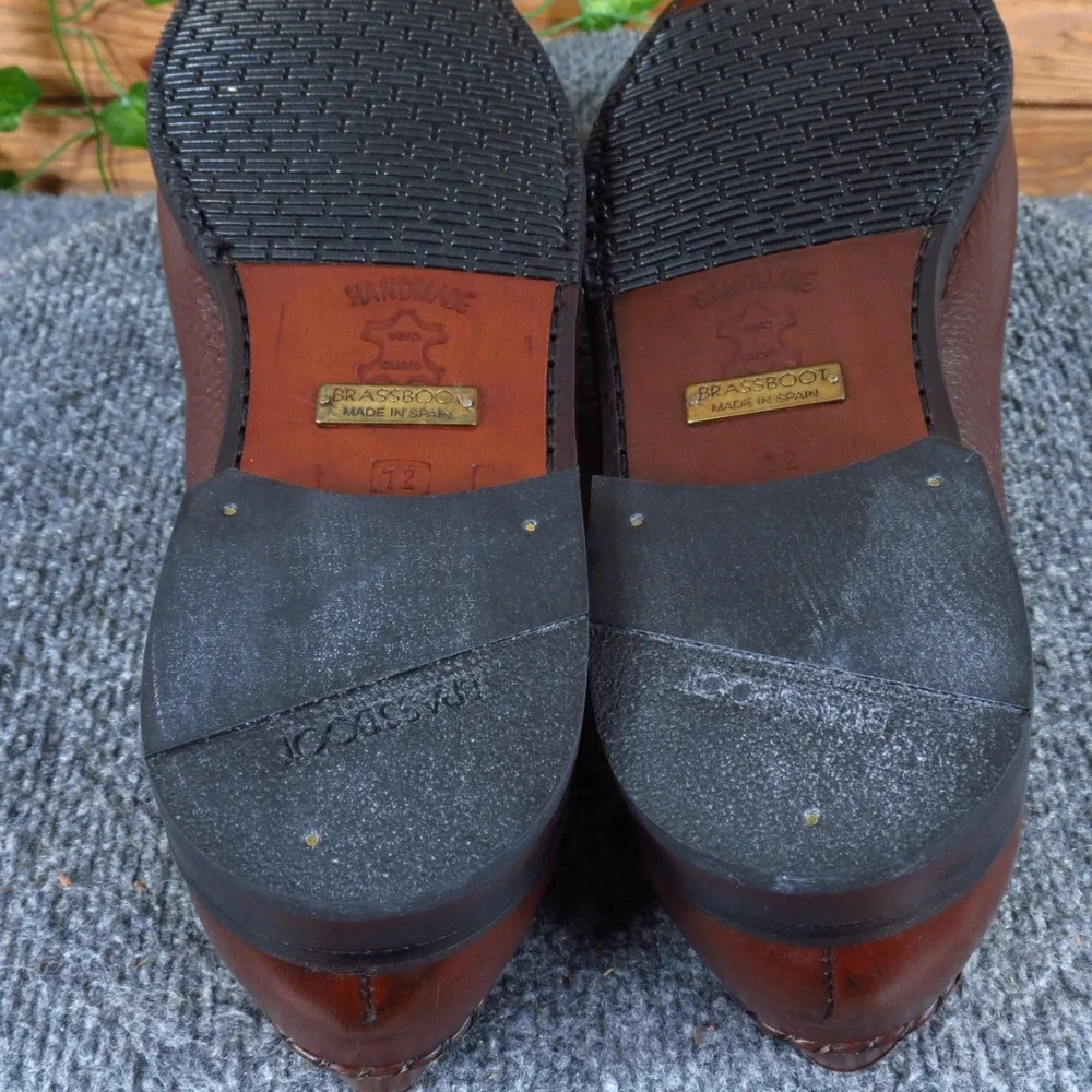 Brass Boot Arpel Mens Tassel Loafer Size 12 Dress Shoes Woven Brown Deerskin